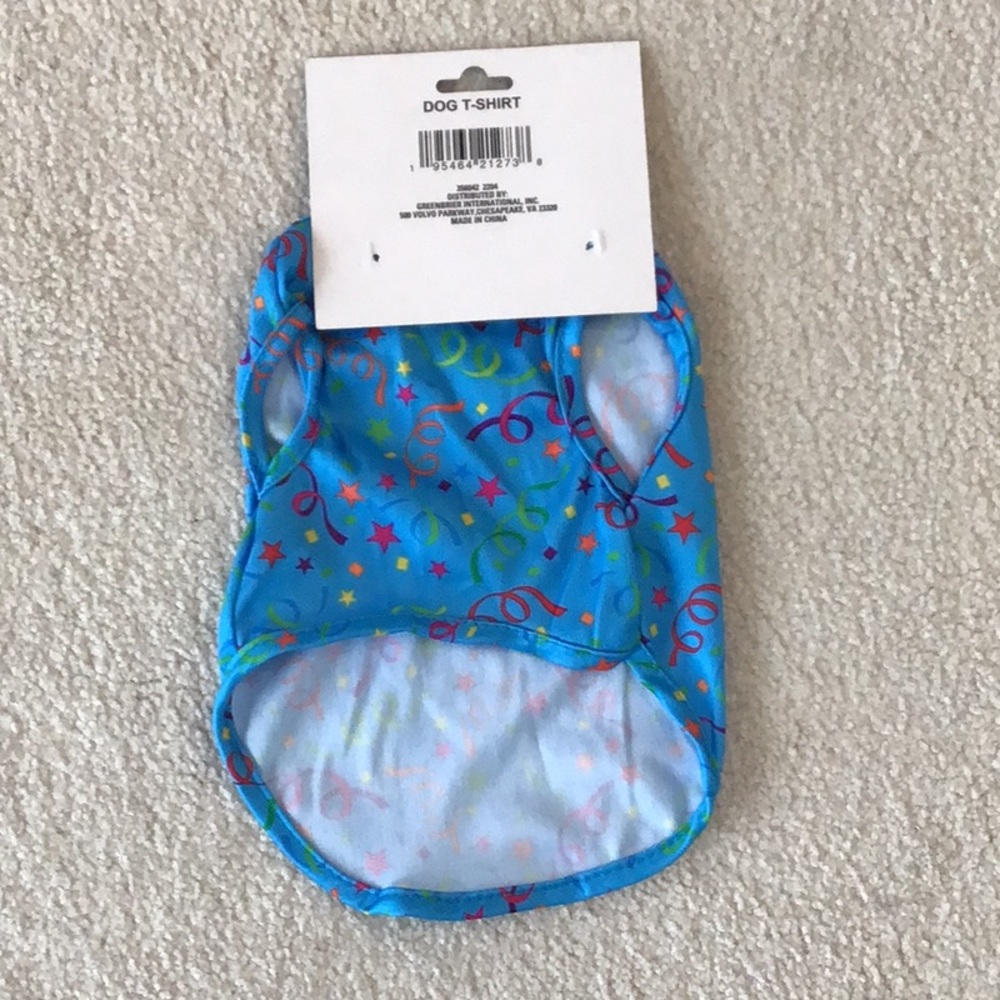 Cute doggie T shirt in stretchy polyester fabric. - Picture 2 of 3